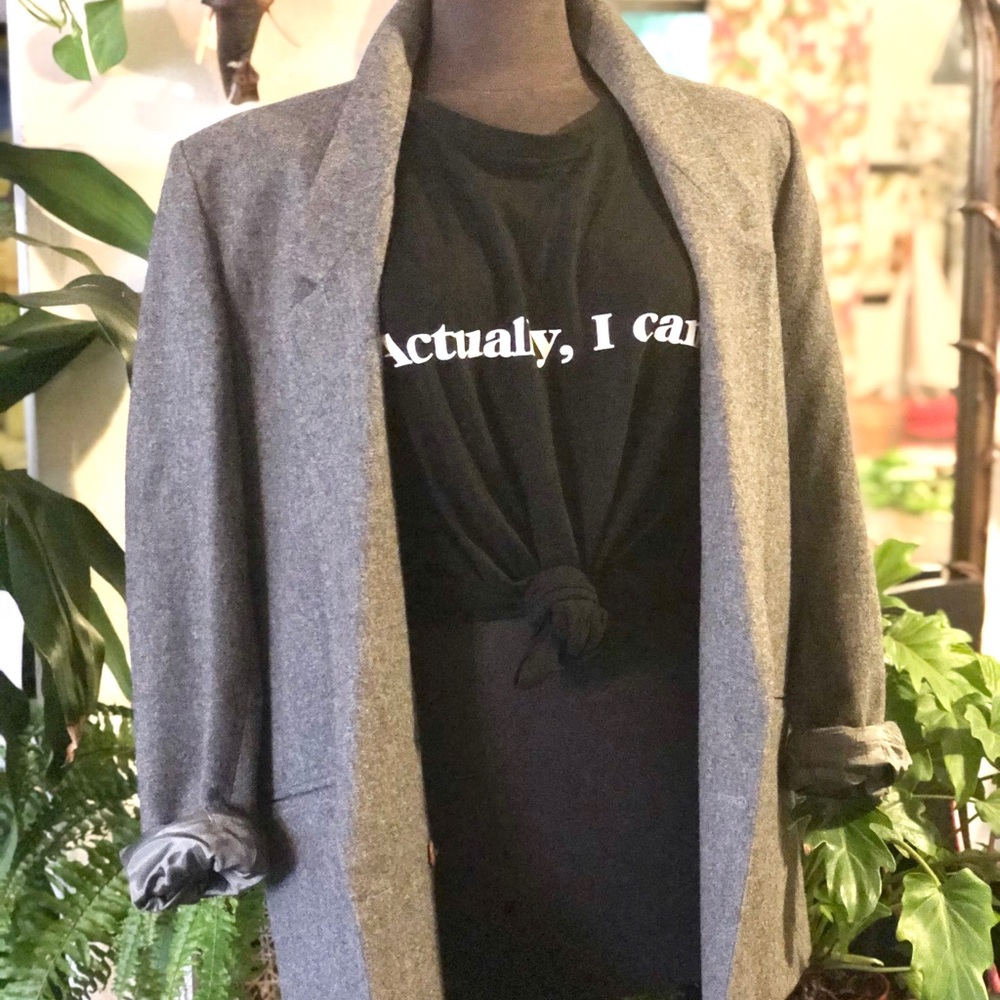 Vintage Wool Oversized Women’s Blazer